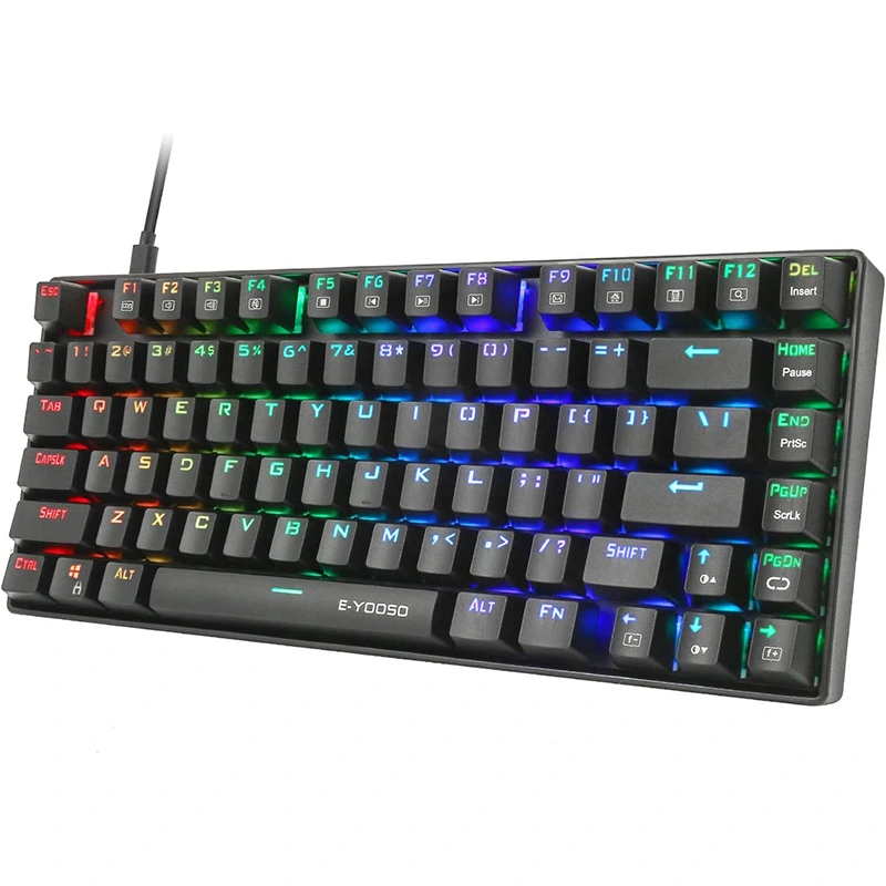 81 キー RGB メカニカル ゲーミング キーボード防水