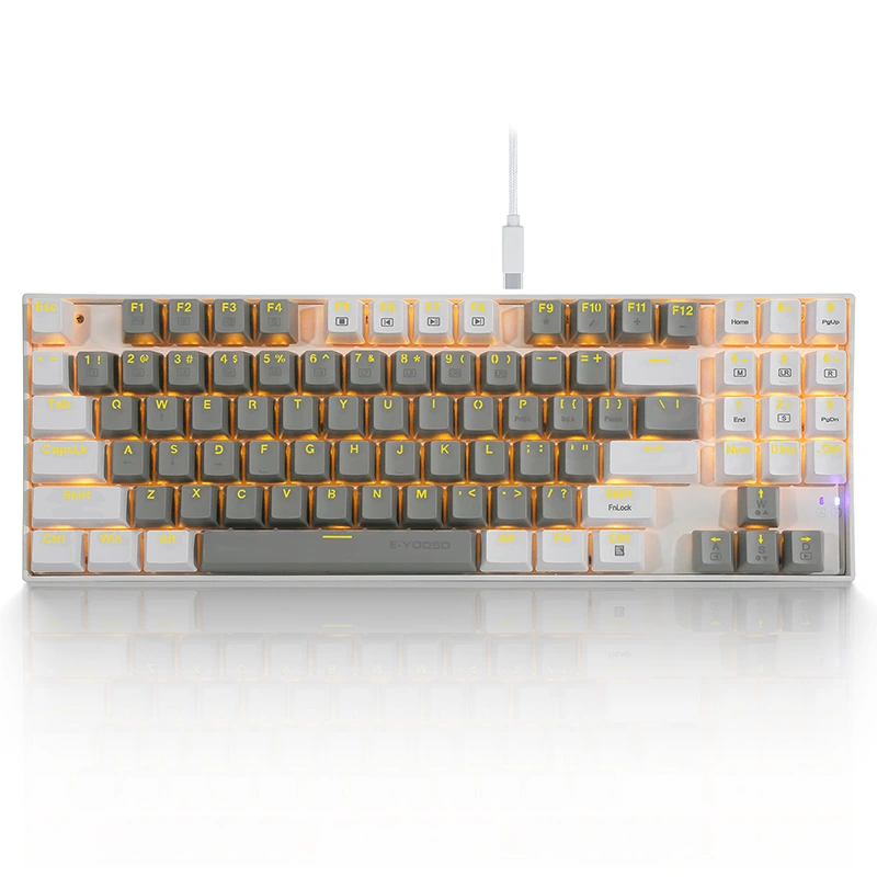 89 キー LED 有線ゲーミング メカニカル キーボード