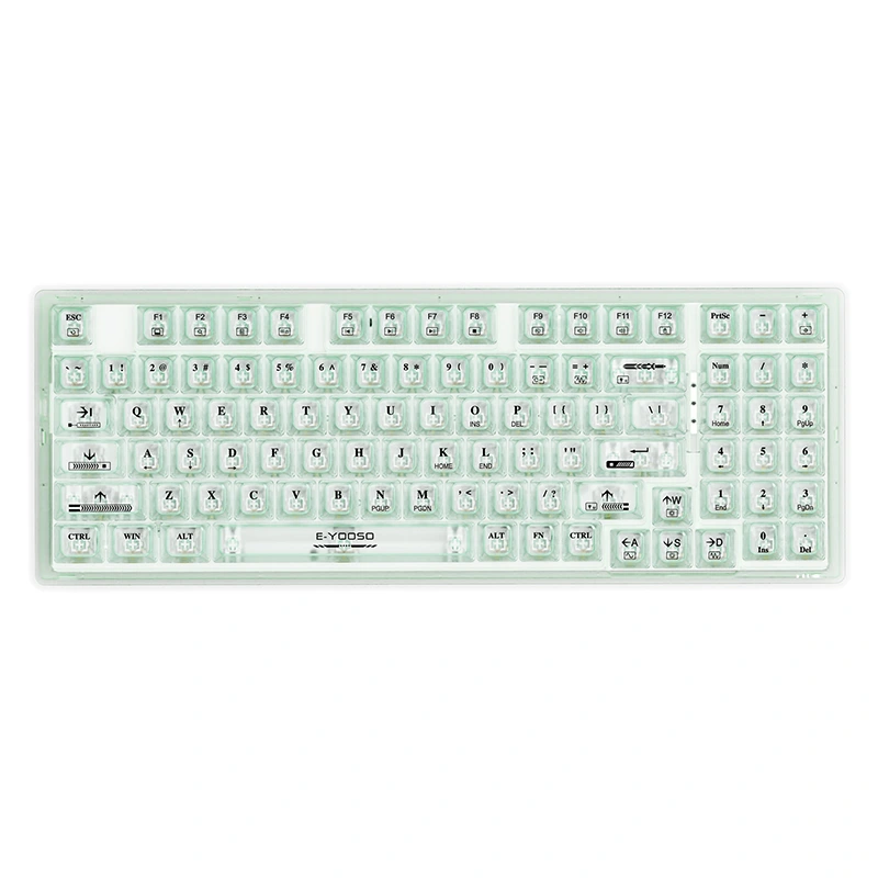 94キーメカニカルゲーミングキーボード有線