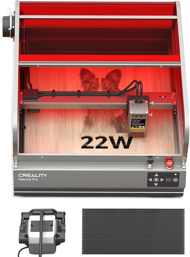 Falcon 2 pro 22W レーザー密閉型彫刻機