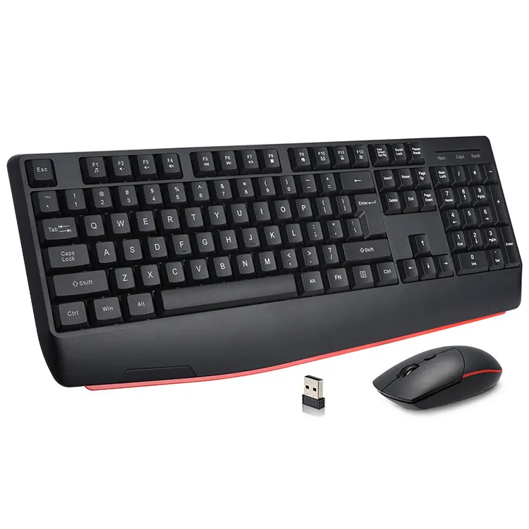 フルサイズ 2.4G ワイヤレス キーボードとマウスのコンボ